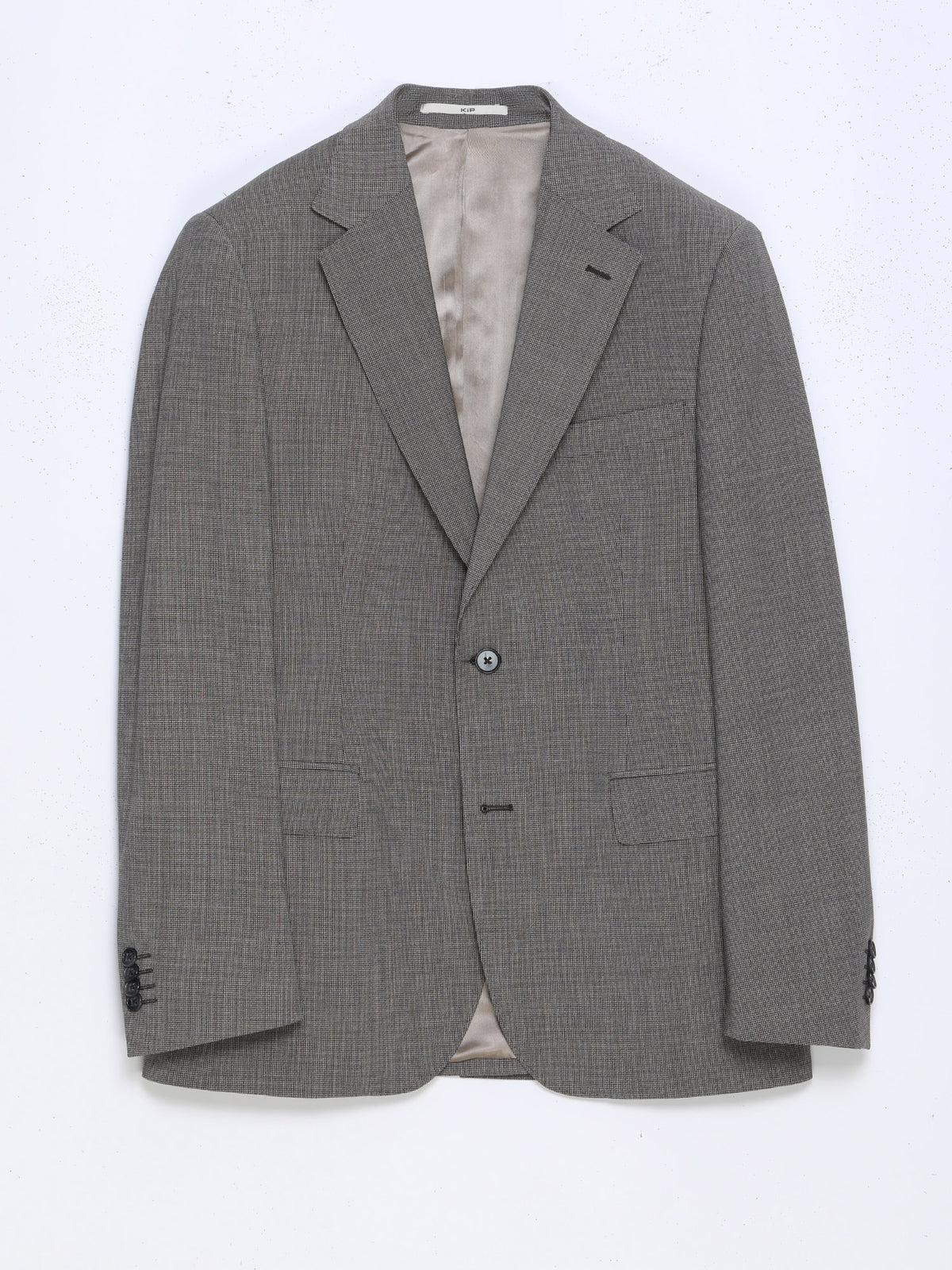 Açık Kahve Modern Fit Yün Karışımlı Takım Elbise