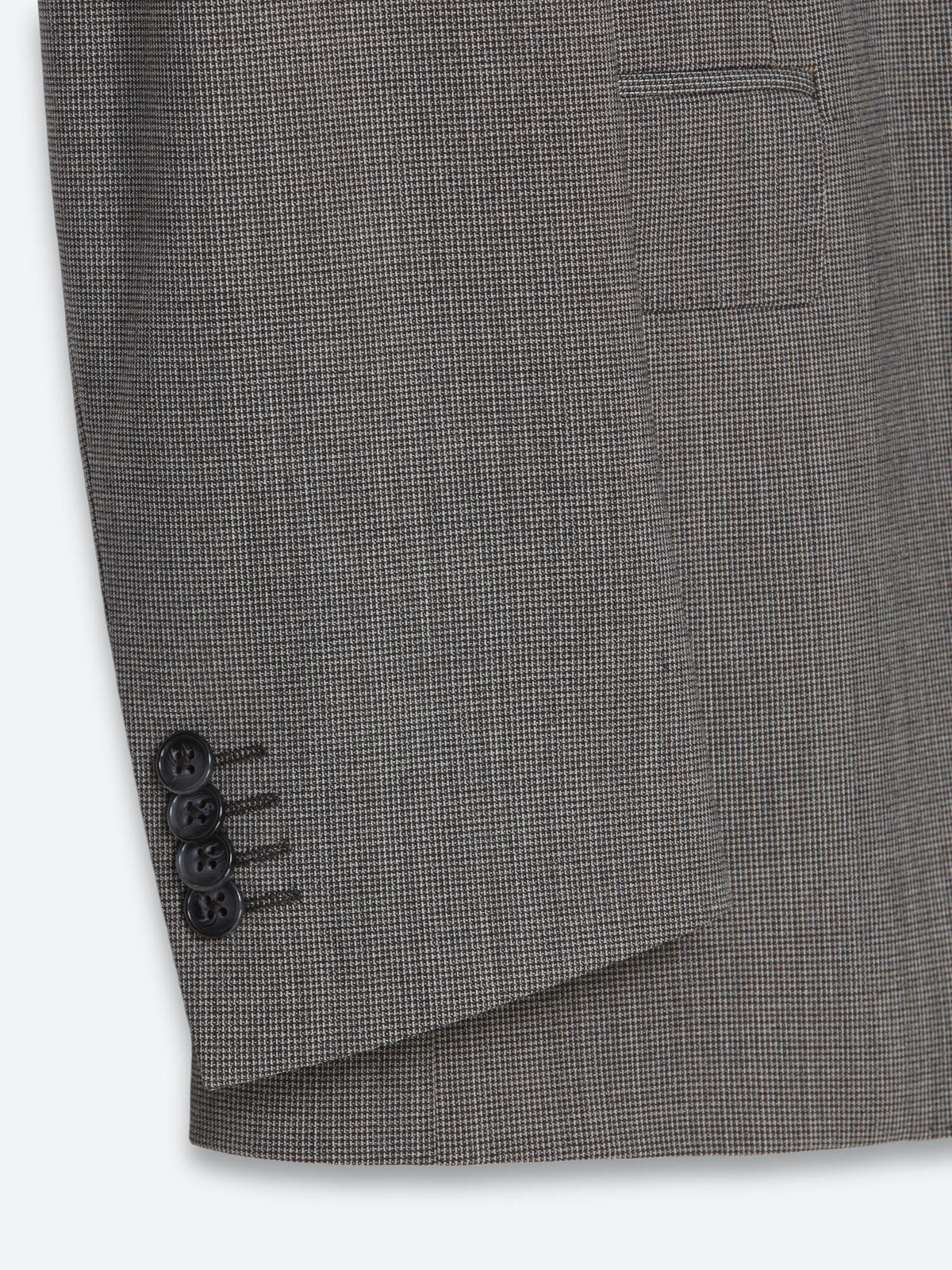 Açık Kahve Modern Fit Yün Karışımlı Takım Elbise