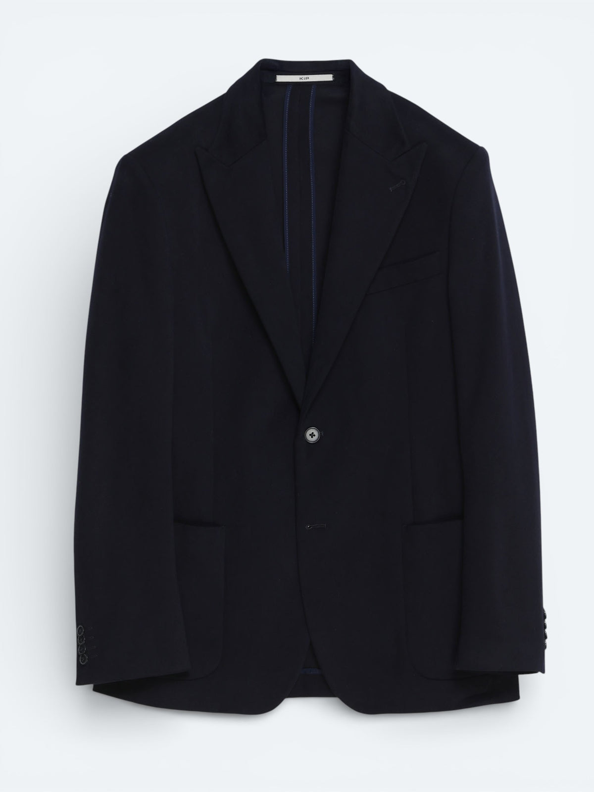 Lacivert Modern Fit Pamuk Karışımlı Ceket
