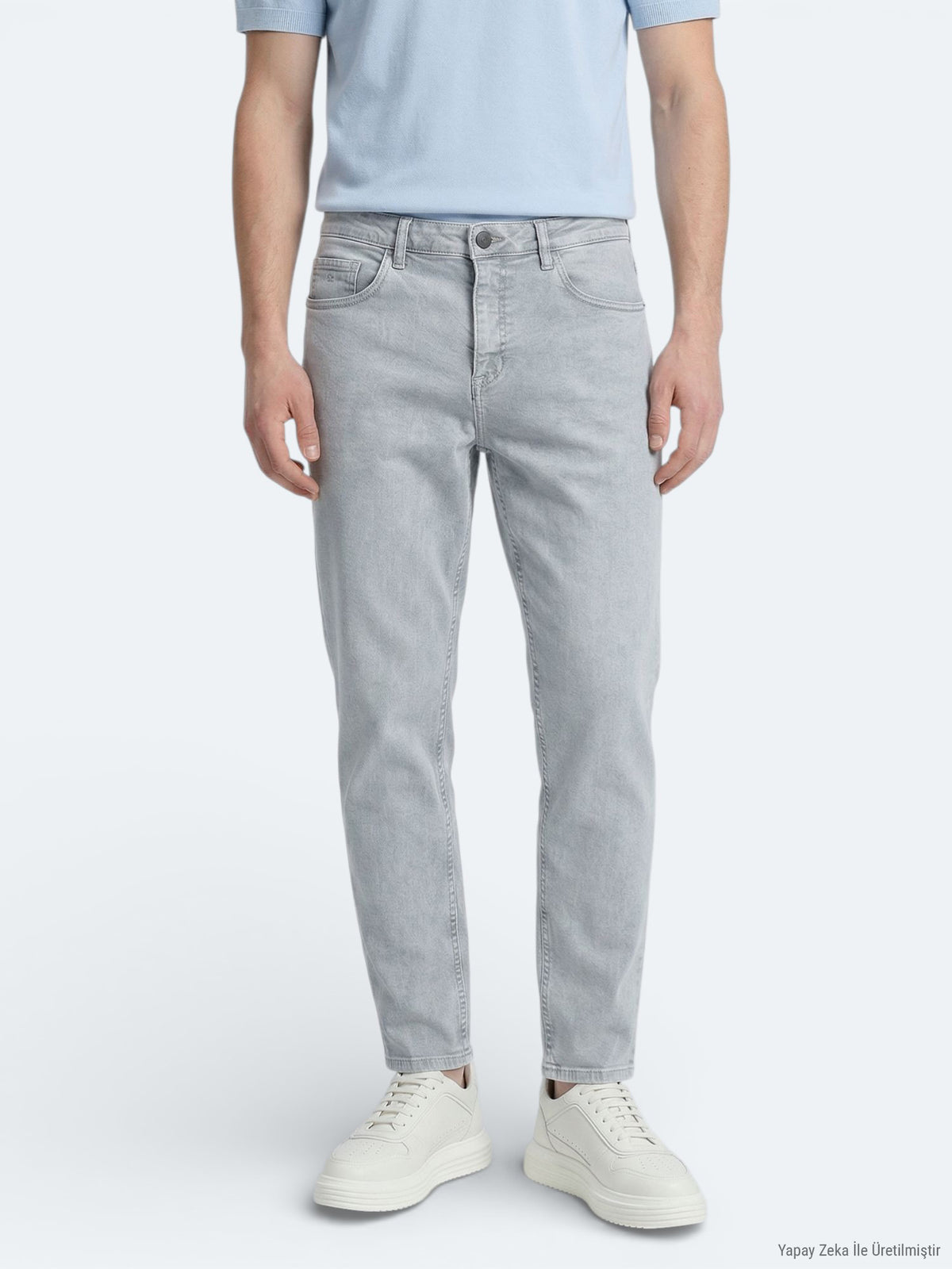 Mavi Slim Fit Denim Pamuk Karışımlı Pantolon