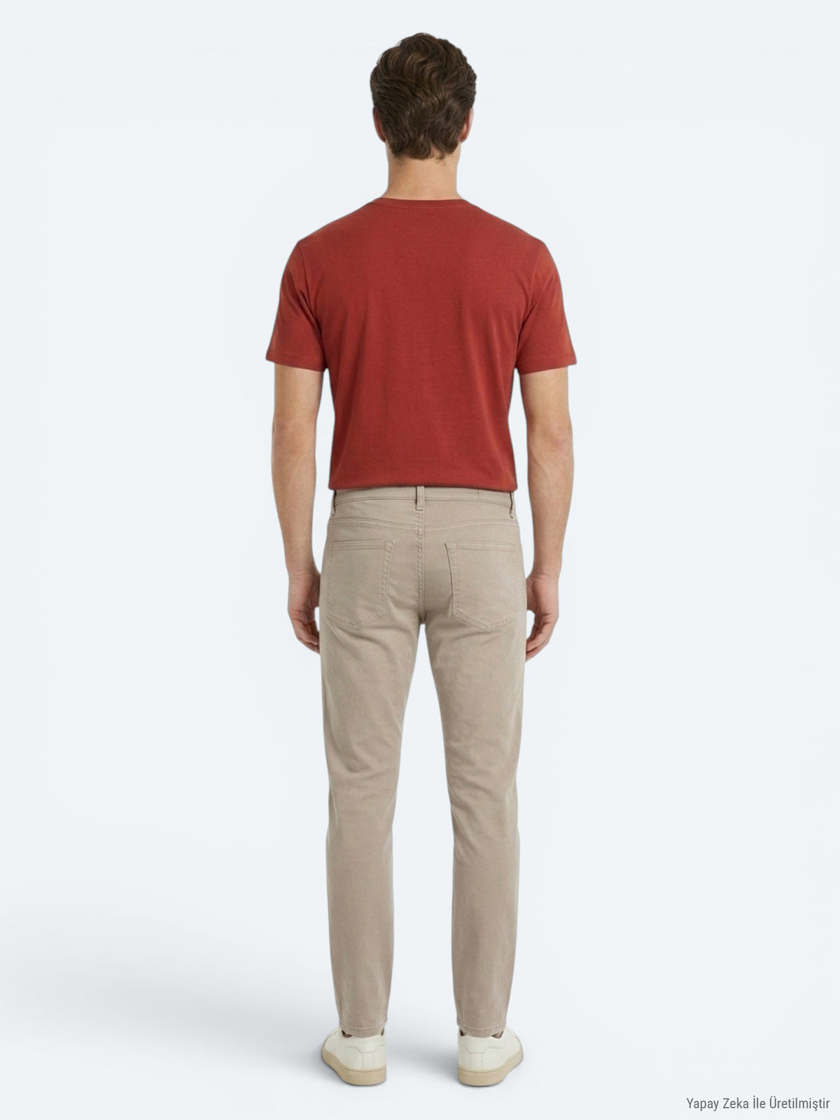Kiremit Düz T-Shirt
