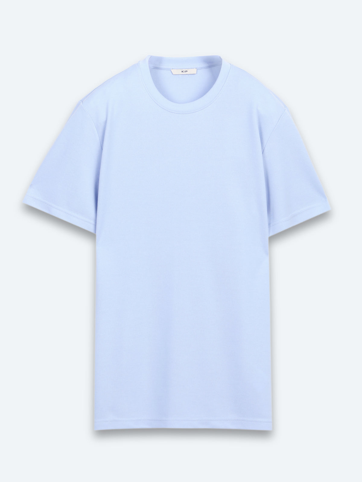 Açık Mavi Düz T-Shirt
