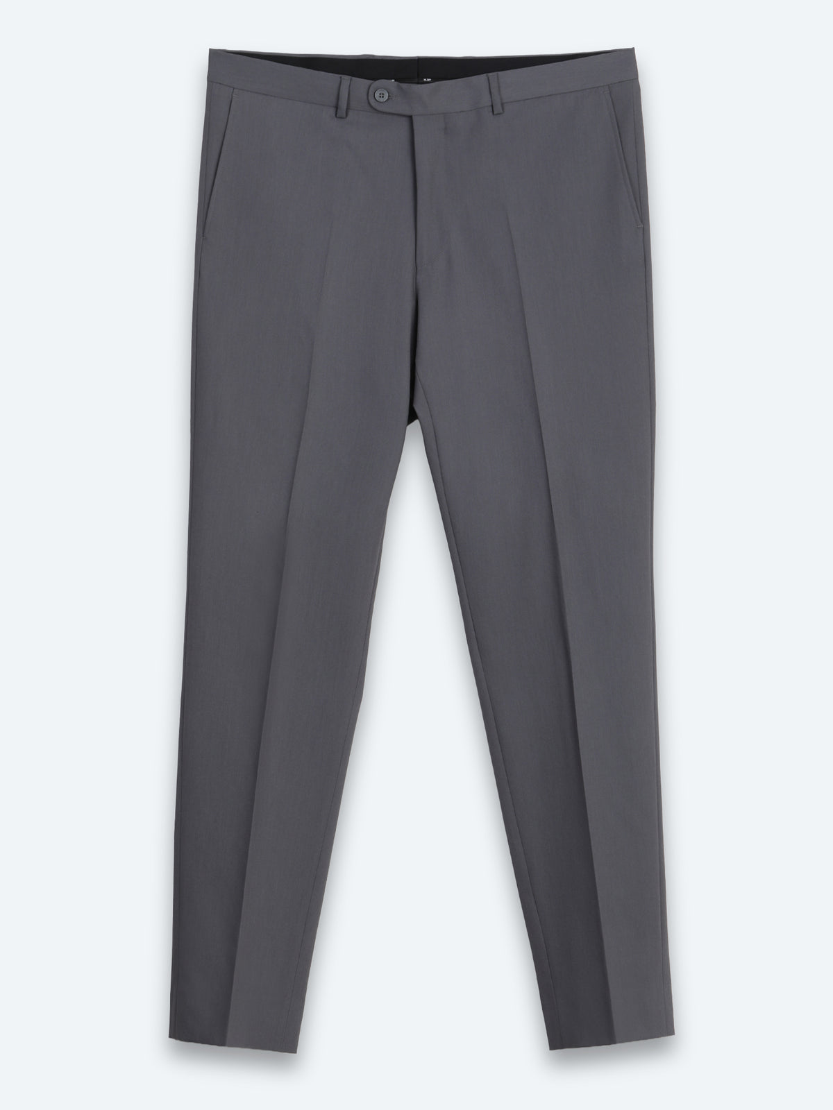 Gri Düz Modern Fit Takım Elbise