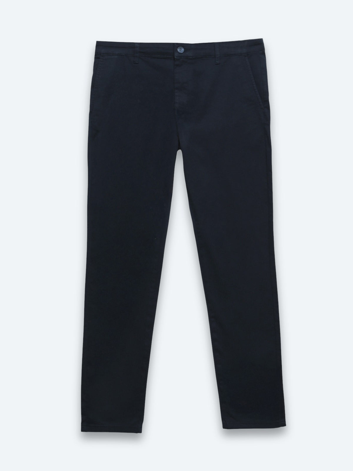 Lacivert Düz Dokuma Jogging Fit Casual Pamuk Karışımlı Pantolon