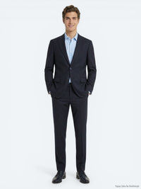Lacivert Modern Fit %100 Yün Takım Elbise