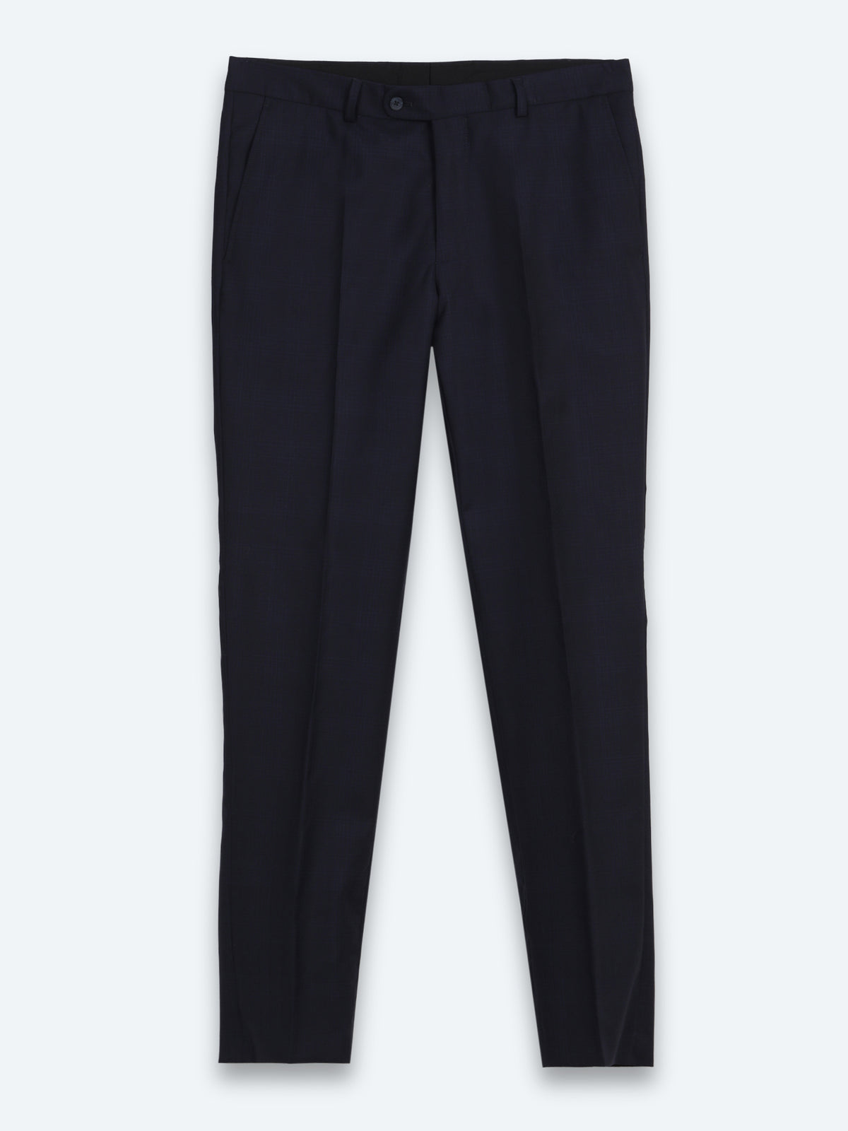 Lacivert Potikare Modern Fit %100 Yün Takım Elbise