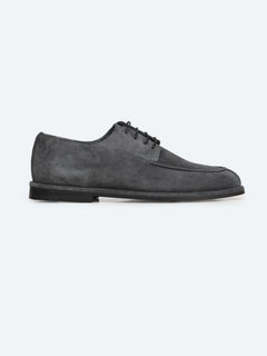 Gri Süet Smart Casual Ayakkabı