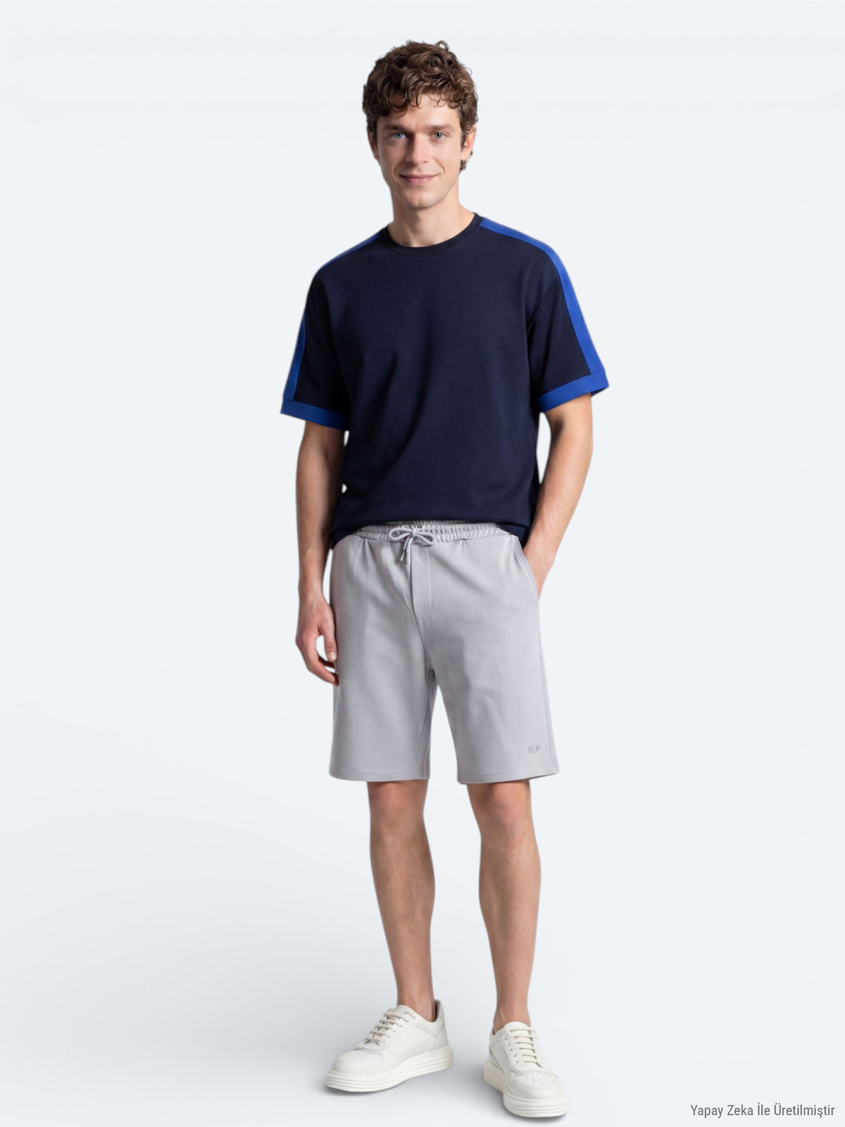 Lacivert Düz T-Shirt
