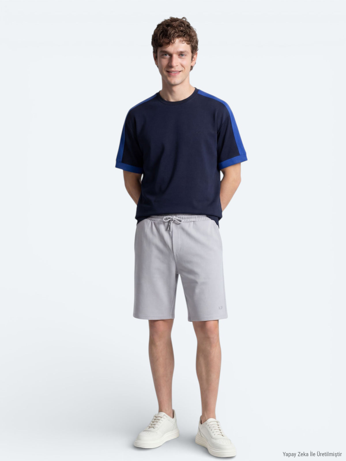 Lacivert Düz T-Shirt