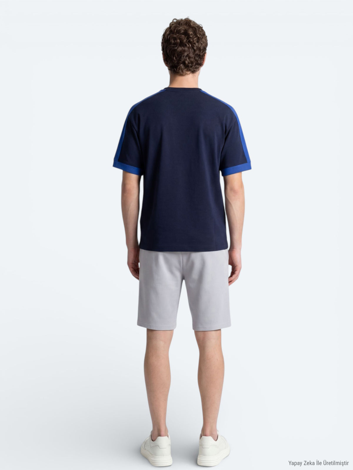 Lacivert Düz T-Shirt