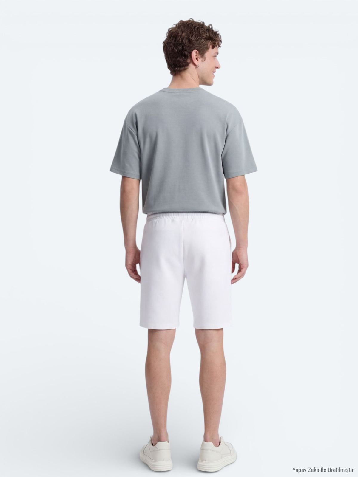 Gri Düz T-Shirt