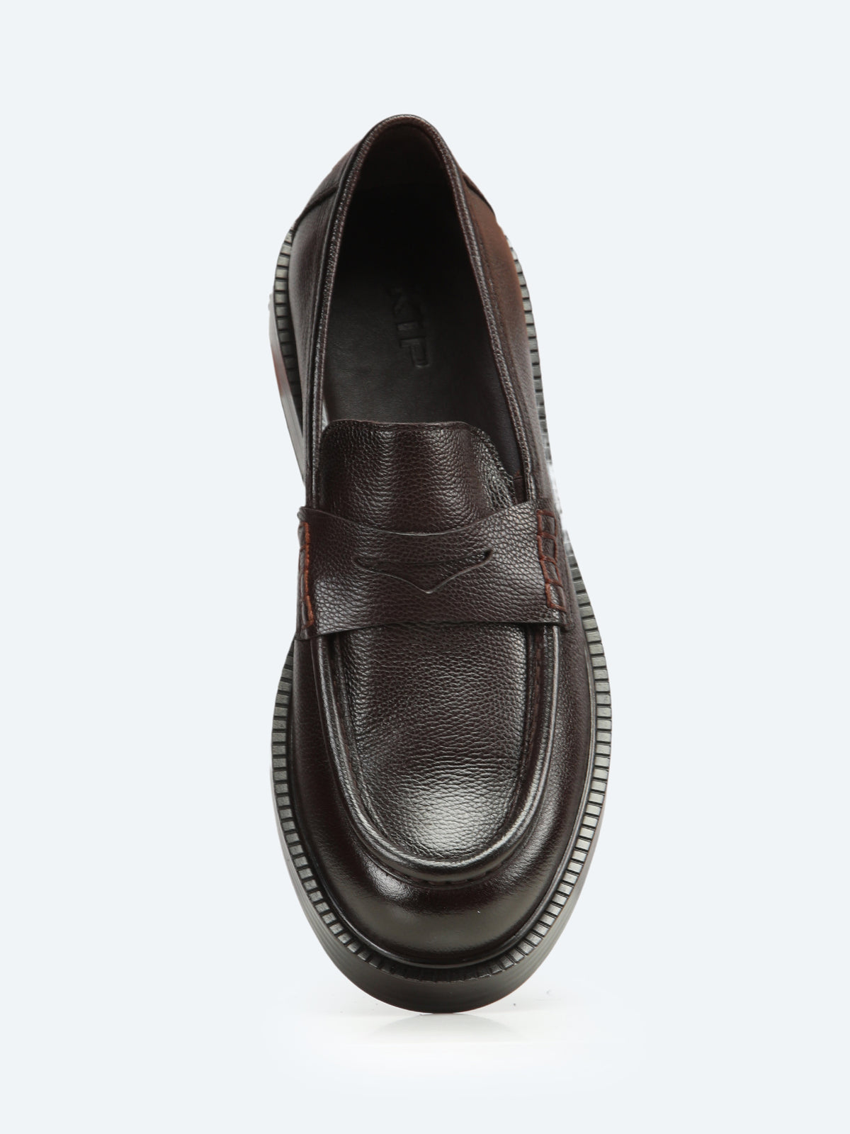 Kahverengi Deri Smart Casual Loafer