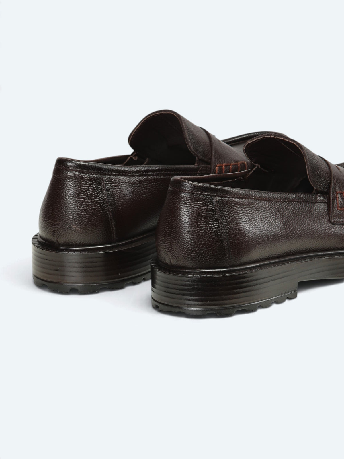 Kahverengi Deri Smart Casual Loafer
