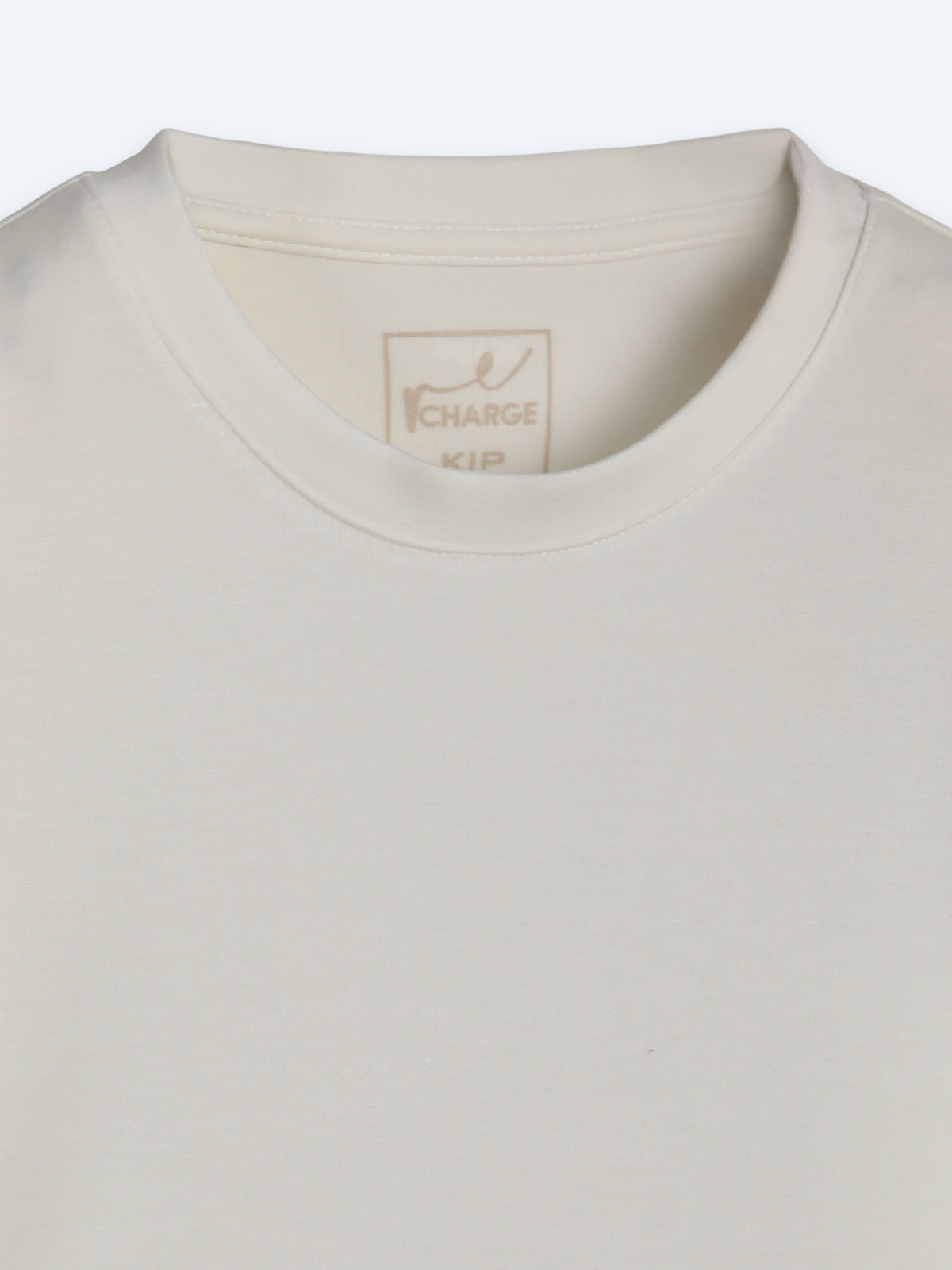 Ekru Düz Sweatshırt