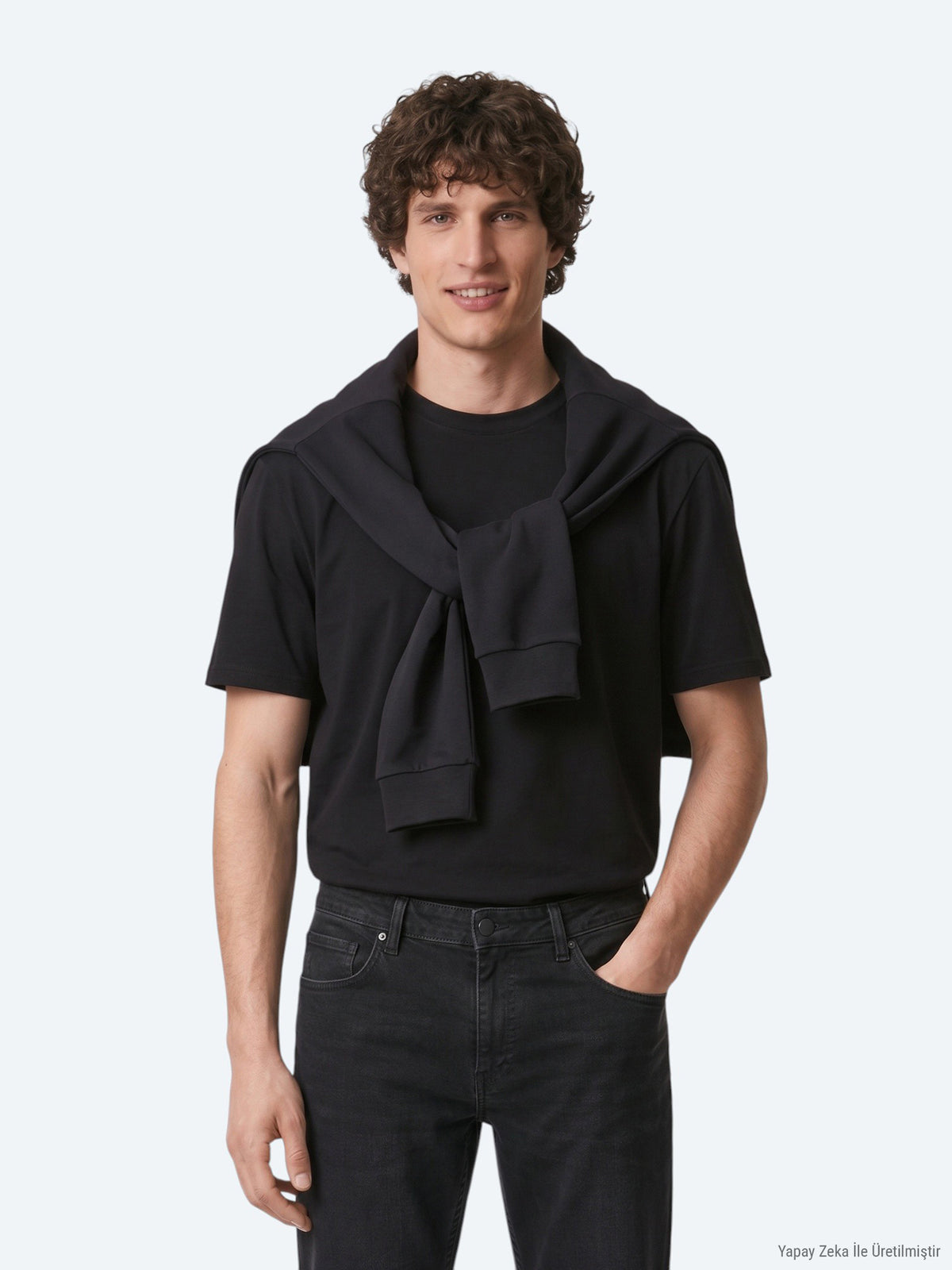 Siyah Düz T-Shirt