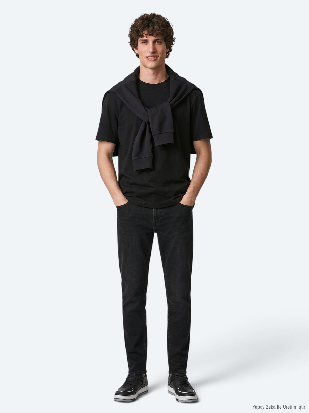 Siyah Düz T-Shirt