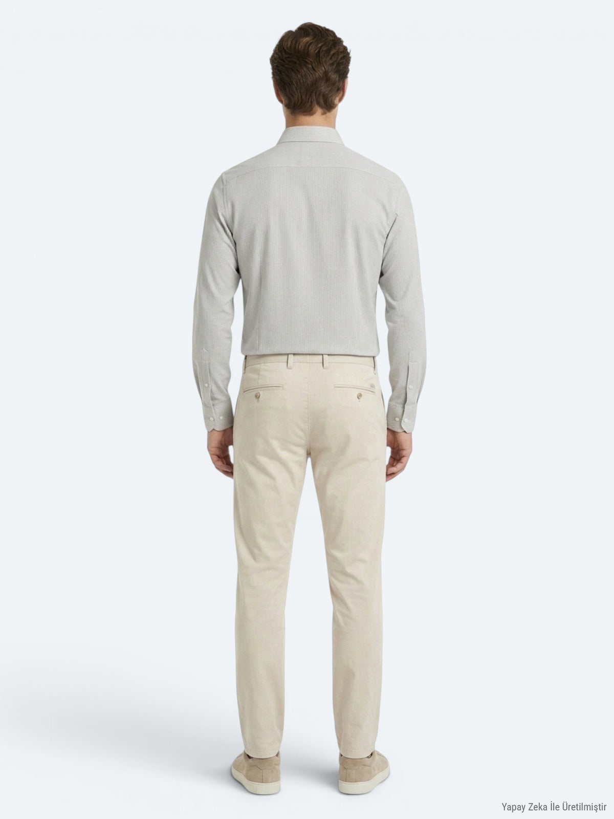 Bej Kumaş Jogging Fit Casual Pantolon