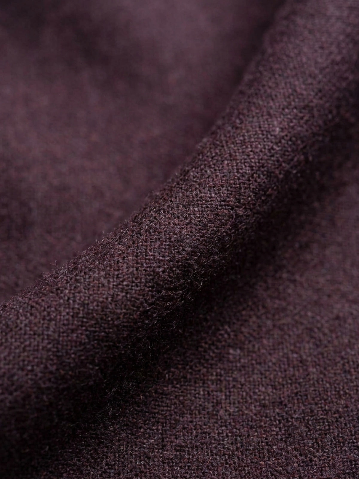 Bordo Desenli Modern Fit Yün Karışımlı Örme Ceket