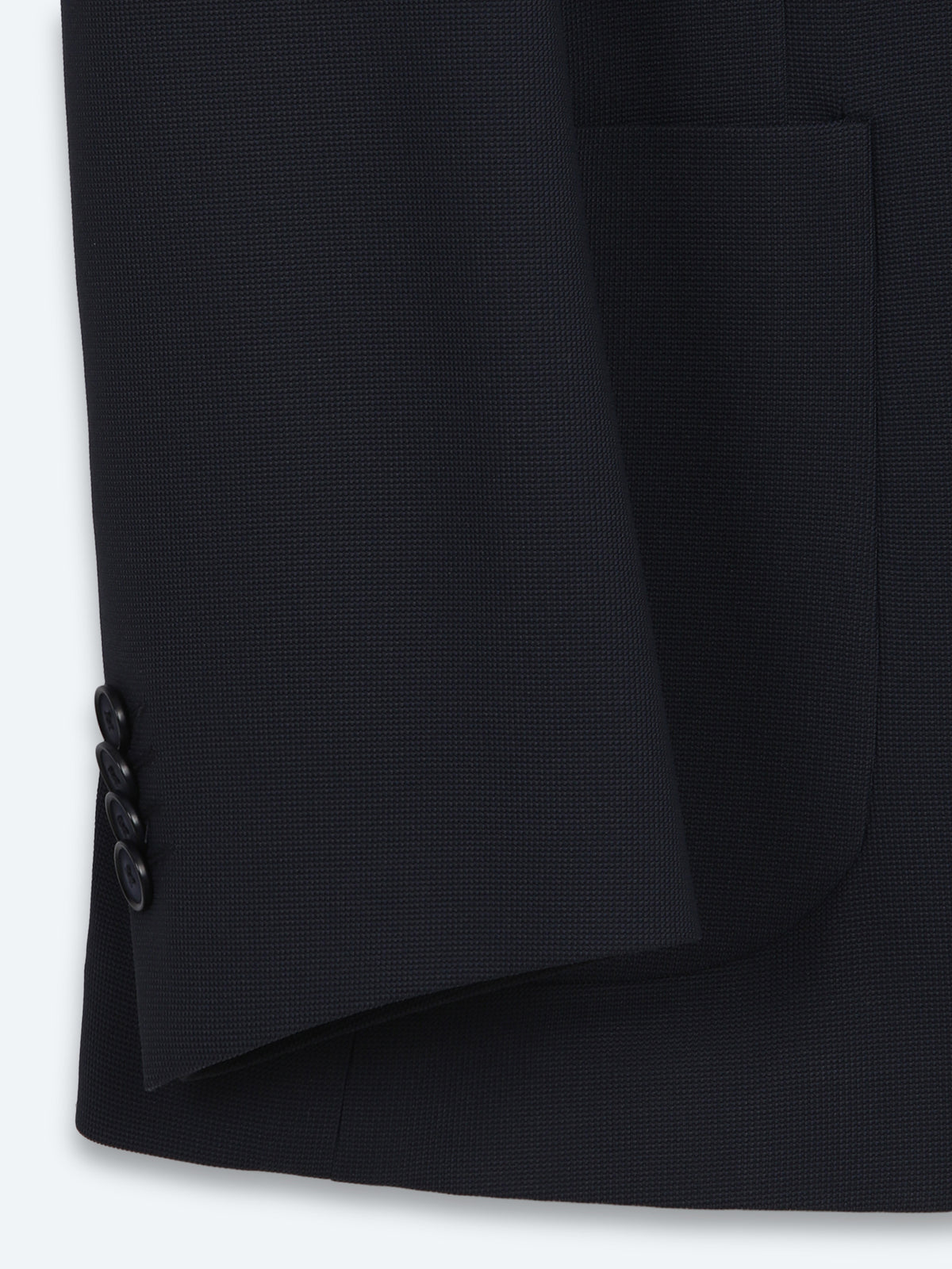 Lacivert Mikro Modern Fit Örme Takım Elbise