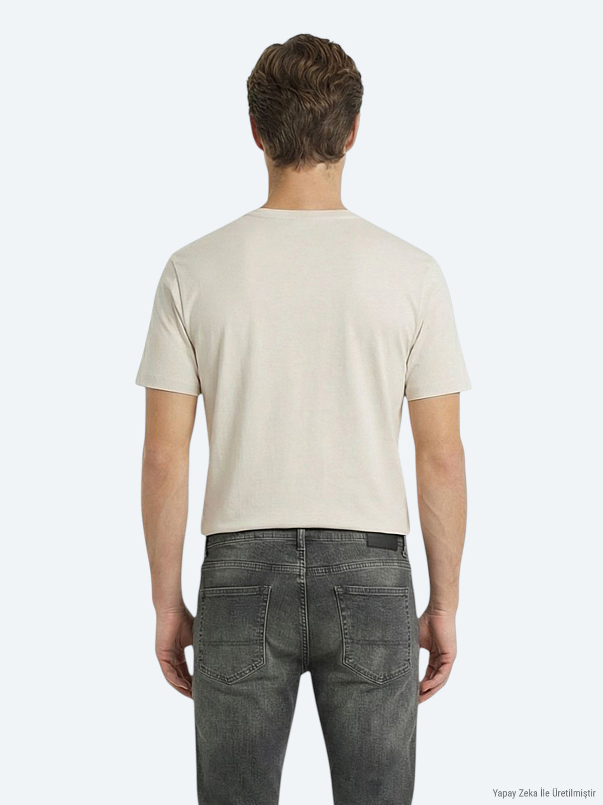 Çok Renkli 5'li Düz %100 Pamuk T-Shirt