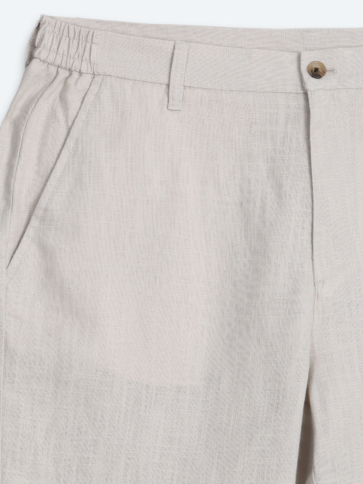 Taş Dokuma Relaxed Fit Casual Pamuk Karışımlı Pantolon