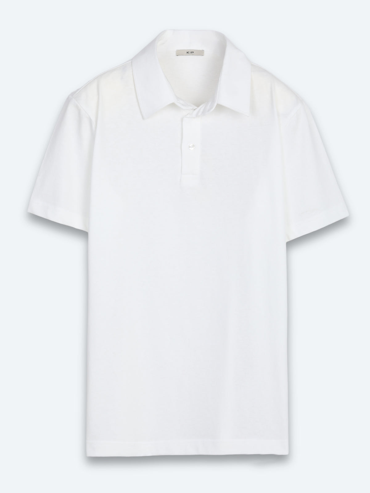 Beyaz Düz Pamuk Karışımlı T-Shirt