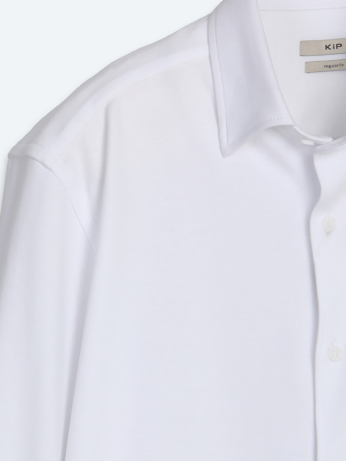 Beyaz Düz Regular Fit Uzun Casual %100 Pamuk Gömlek