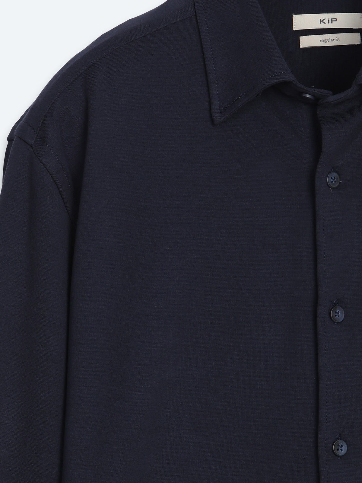 Lacivert Düz Regular Fit Uzun Casual %100 Pamuk Gömlek