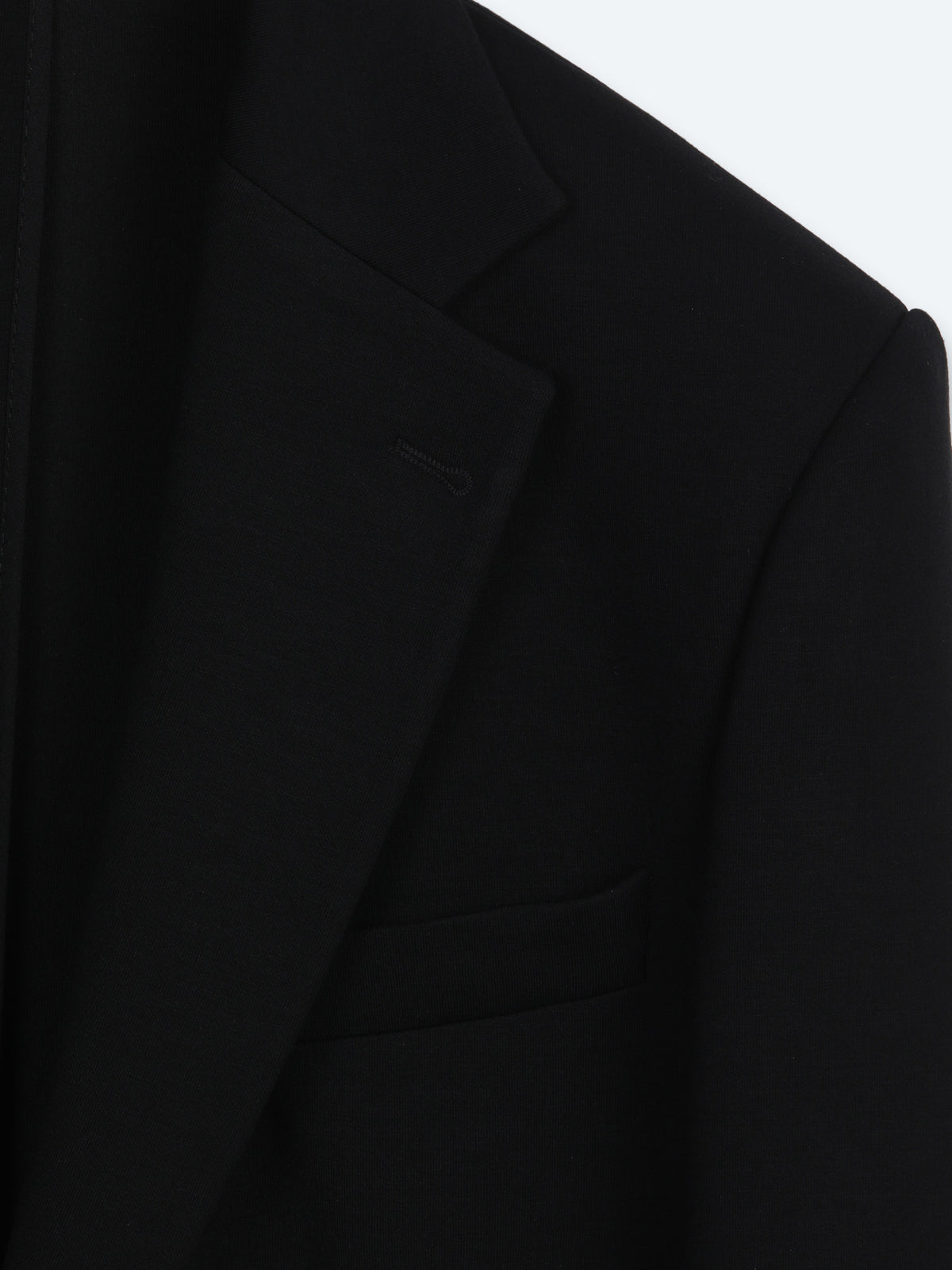 Siyah Çizgili Modern Fit Örme Takım Elbise