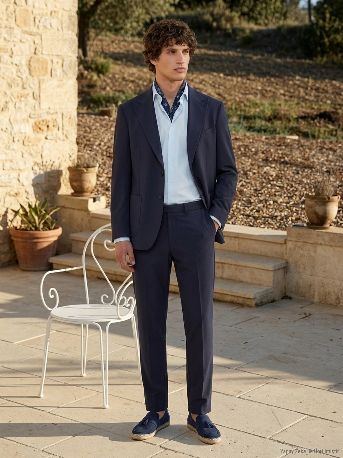 Koyu Gri Düz Modern Fit Örme Takım Elbise