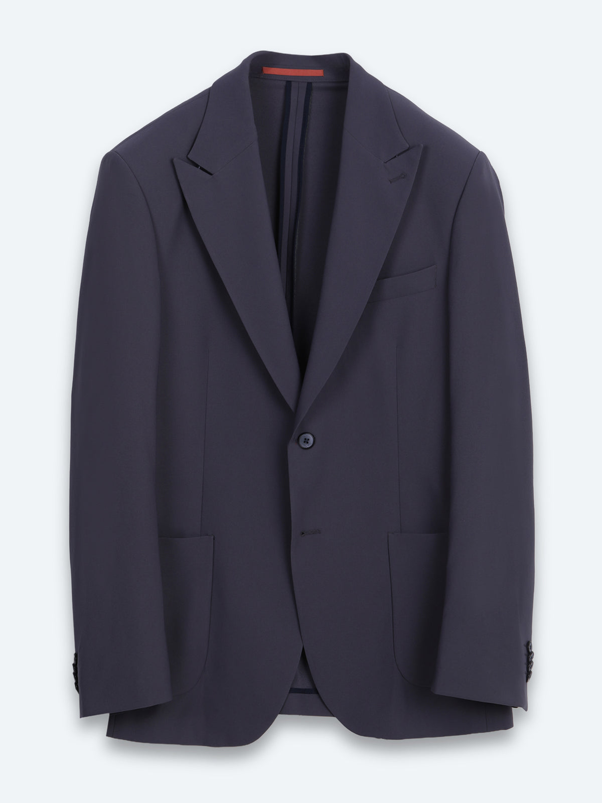 Koyu Gri Düz Modern Fit Örme Takım Elbise