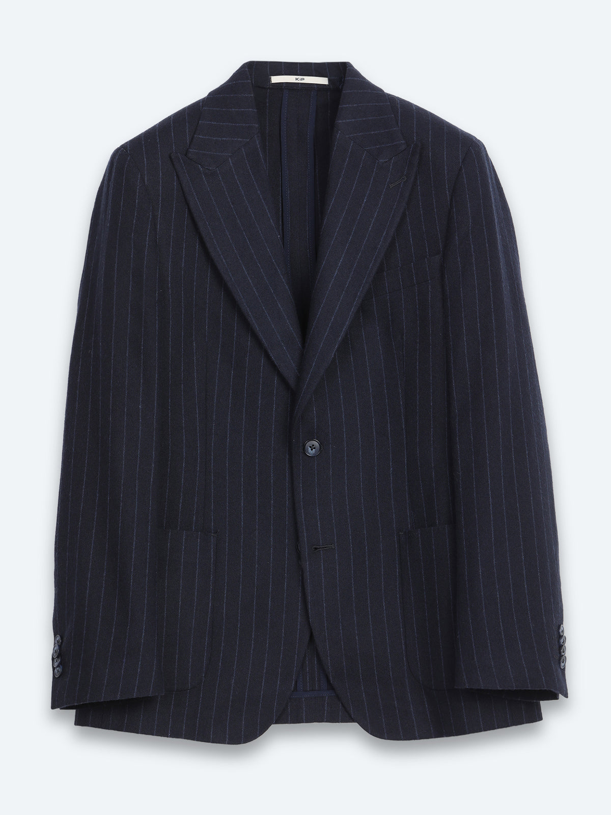 Lacivert Modern Fit Yün Karışımlı Ceket