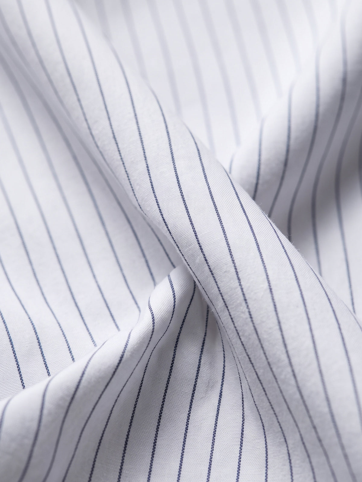 Lacivert Çizgili Regular Fit Uzun Dokuma Casual %100 Pamuk Gömlek