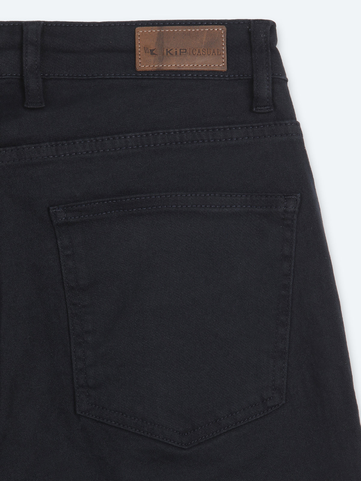 Lacivert Düz Dokuma Slim Fit Spor Pamuk Karışımlı Pantolon