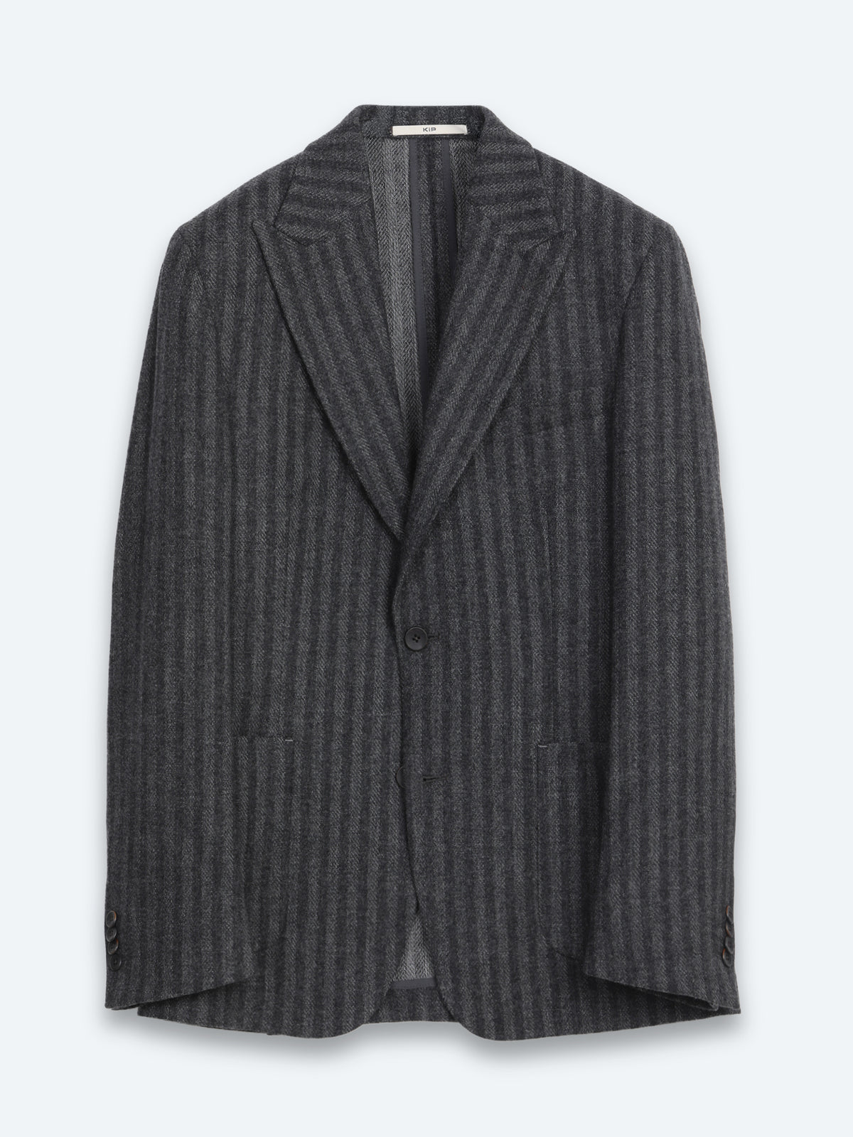 Antrasit Modern Fit Yün Karışımlı Ceket