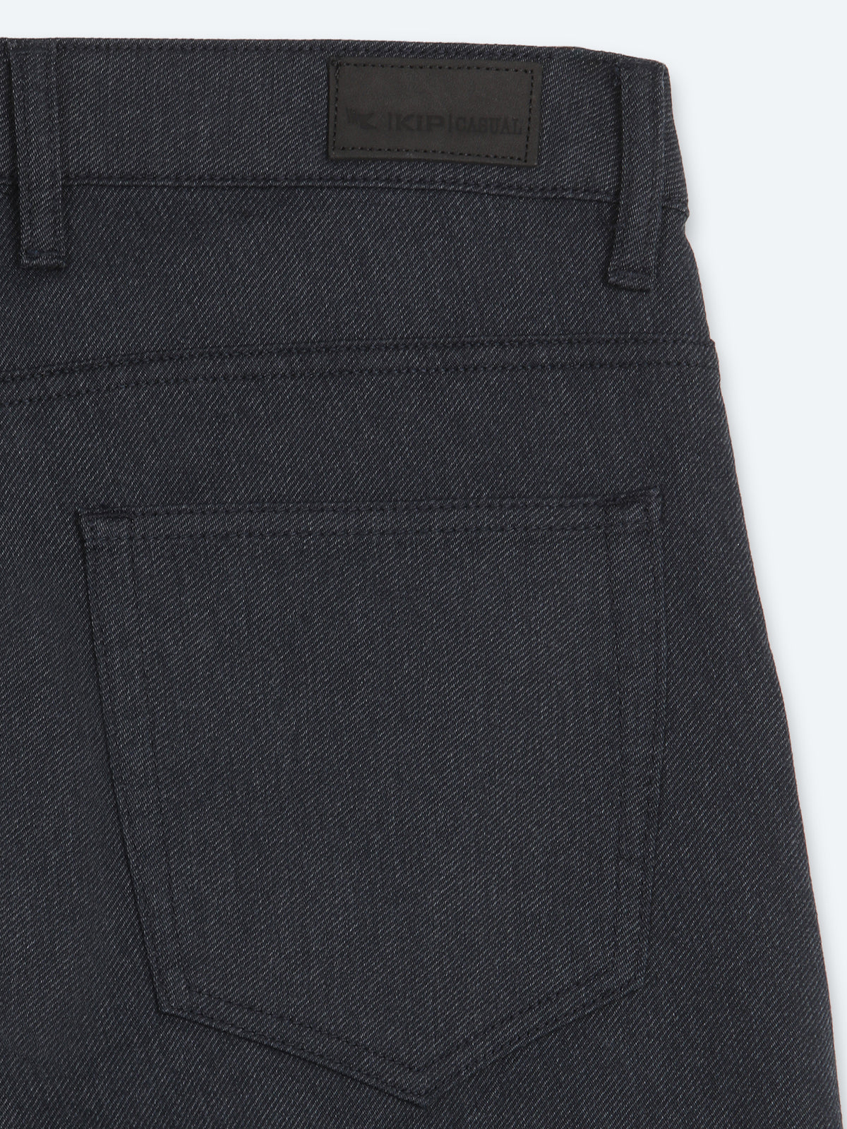 Lacivert Düz Dokuma Slim Fit Spor Pamuk Karışımlı Pantolon