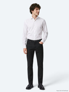 Antrasit Dokuma Regular Fit Spor Pantolon