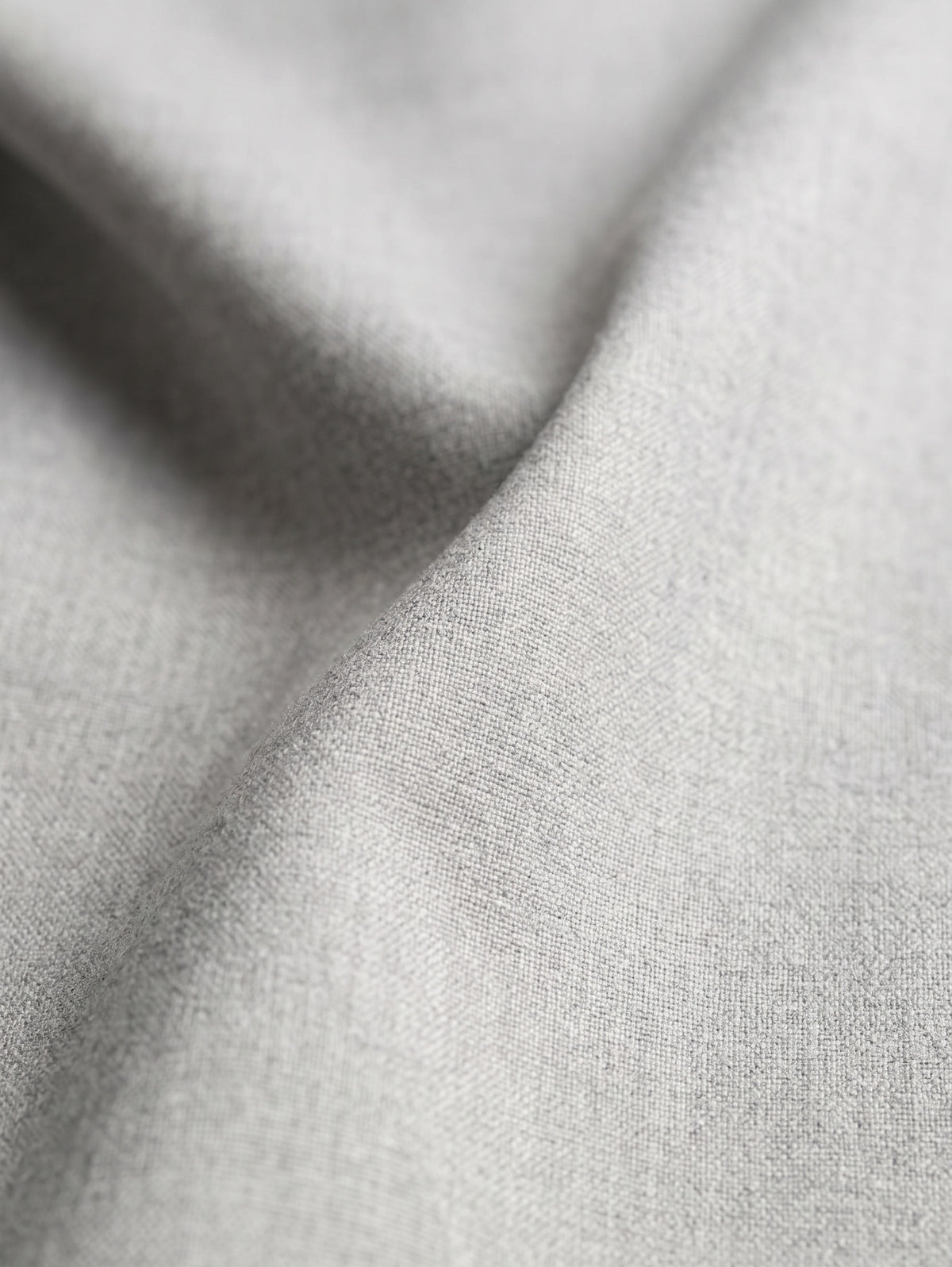 Gri Düz Dokuma Fitted Fit Klasik Pantolon