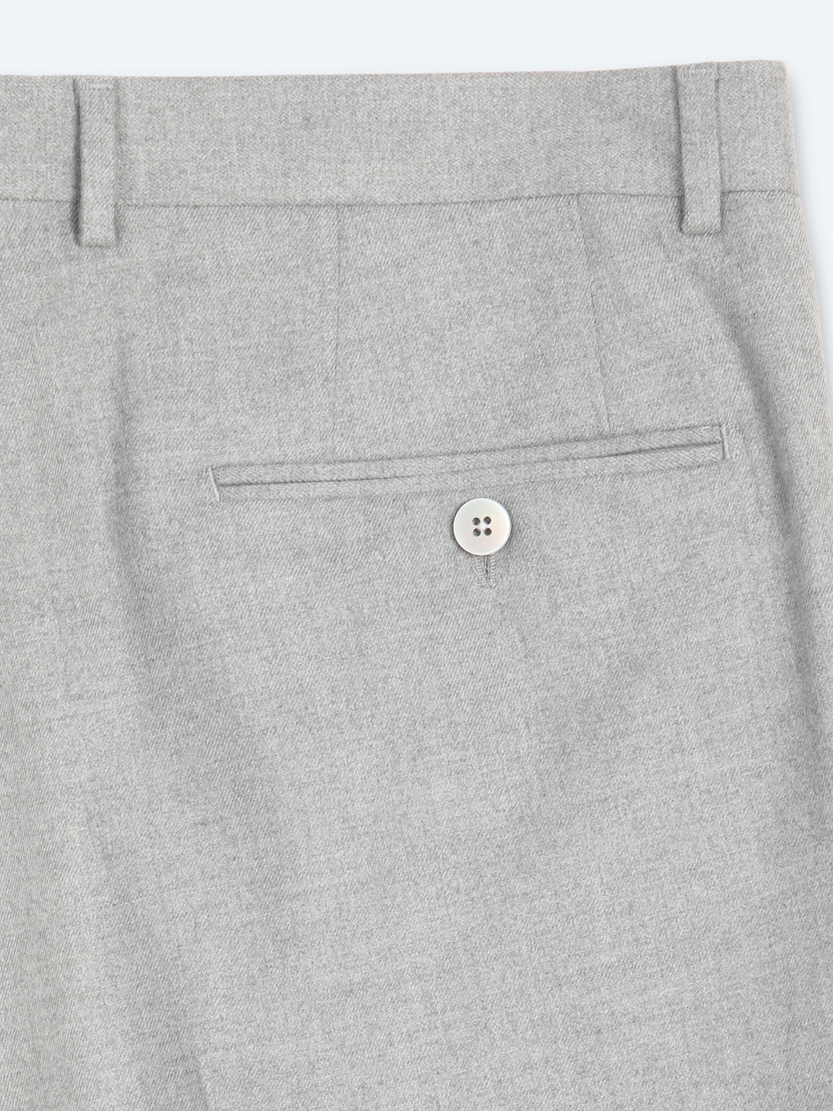 Gri Düz Dokuma Fitted Fit Klasik Pantolon