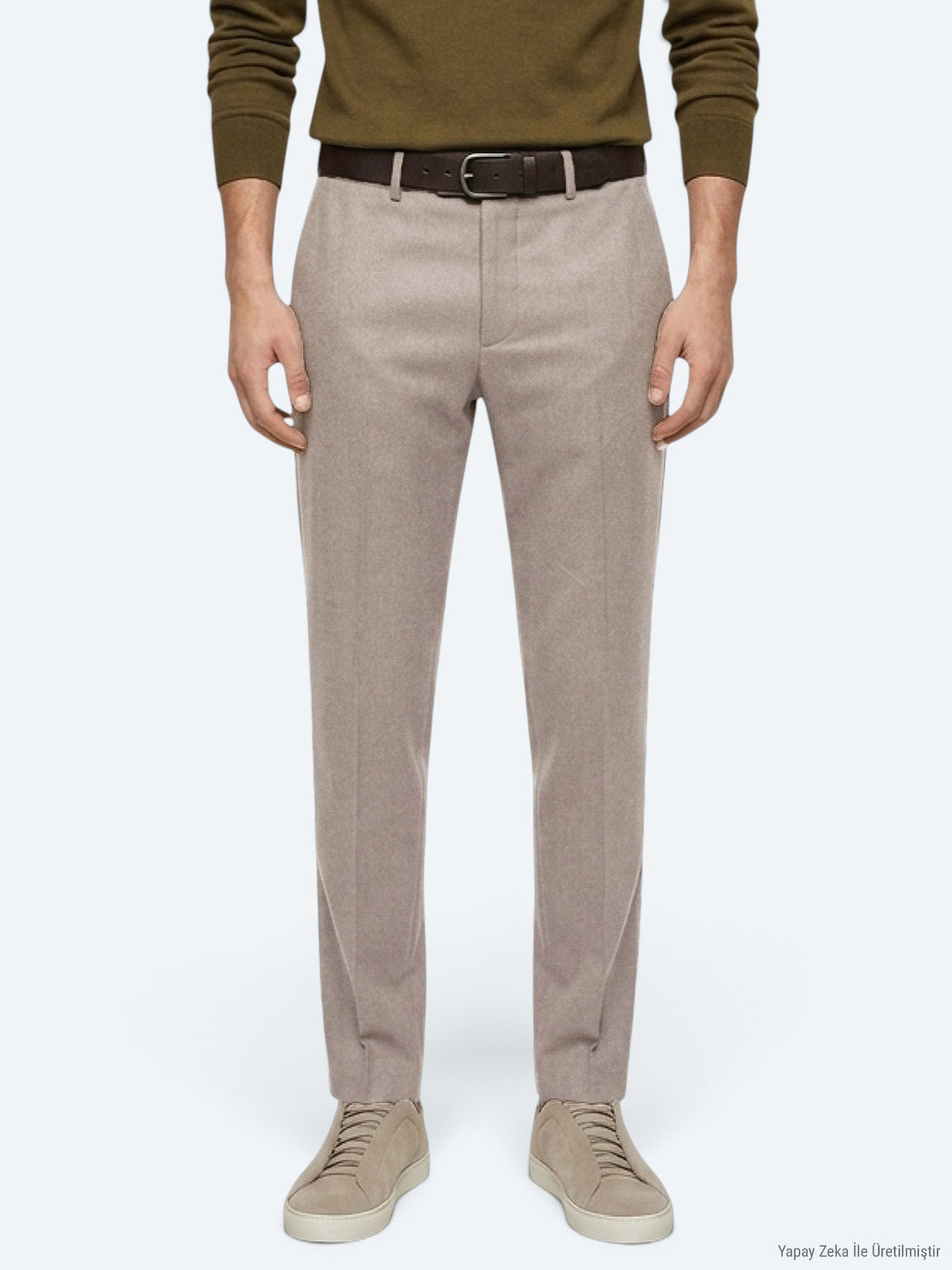 Vizon Düz Dokuma Fitted Fit Klasik Pantolon