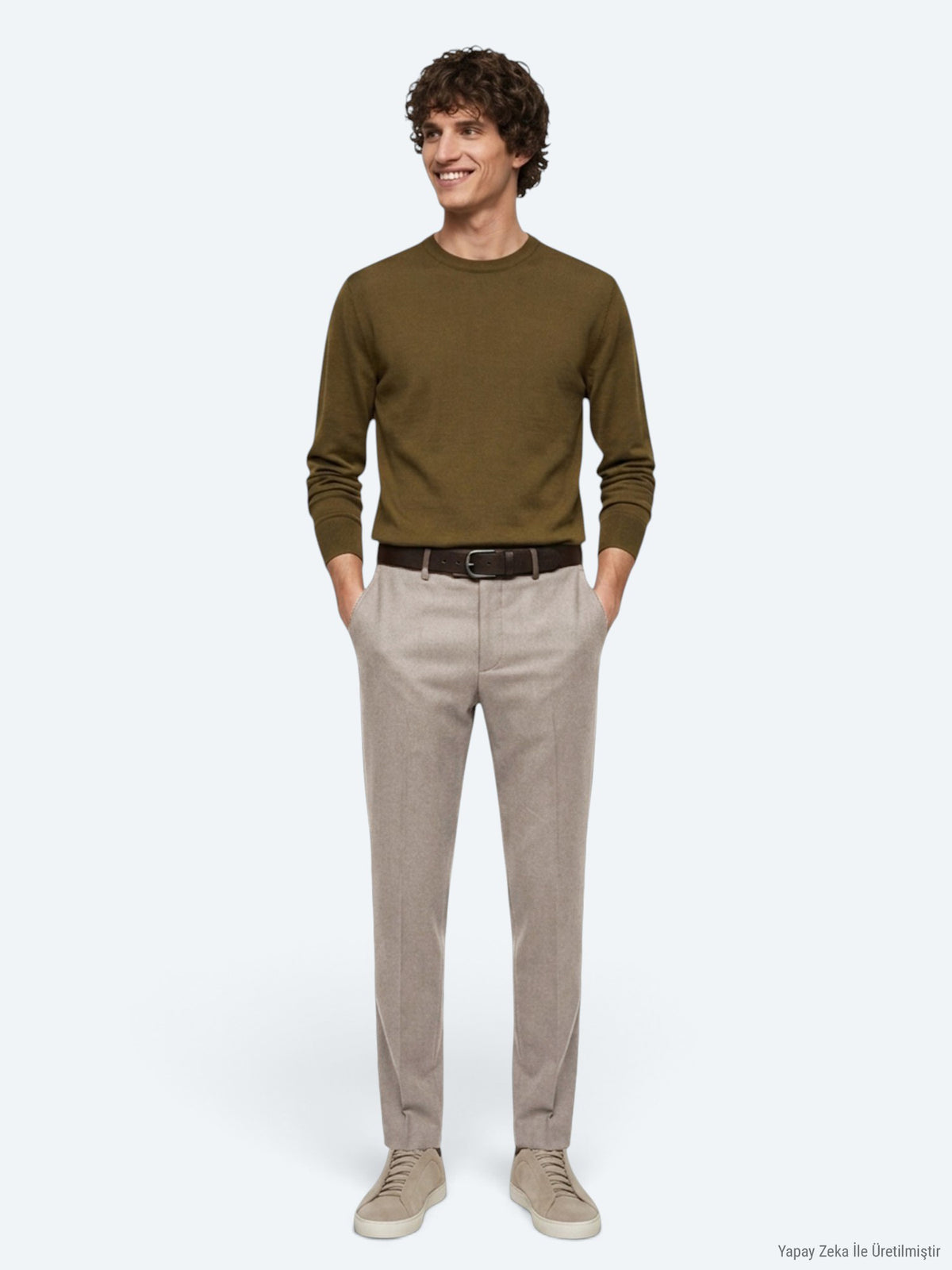 Vizon Düz Dokuma Fitted Fit Klasik Pantolon