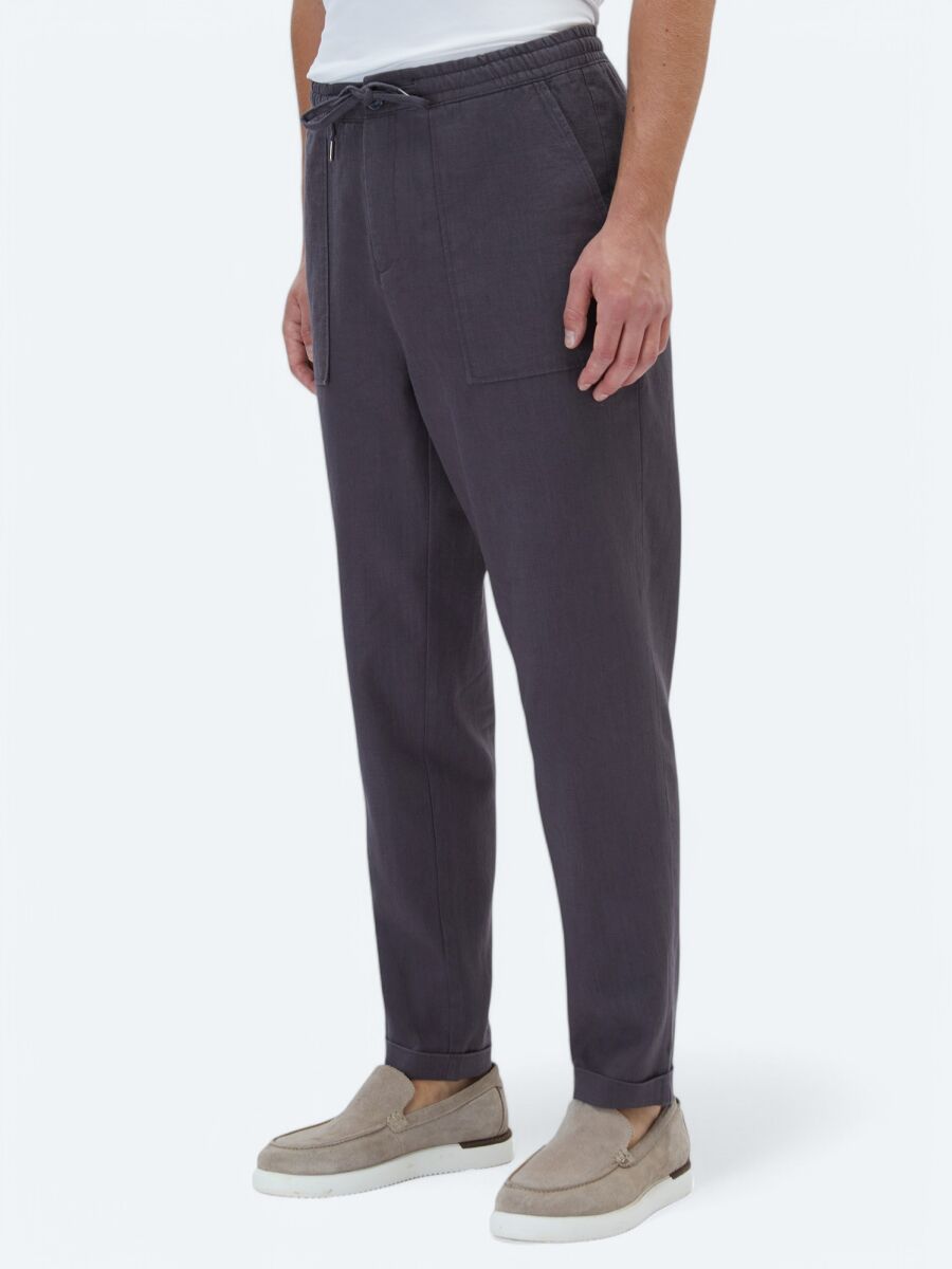 Antrasit Dokuma Jogging Fit Casual Pantolon - 2