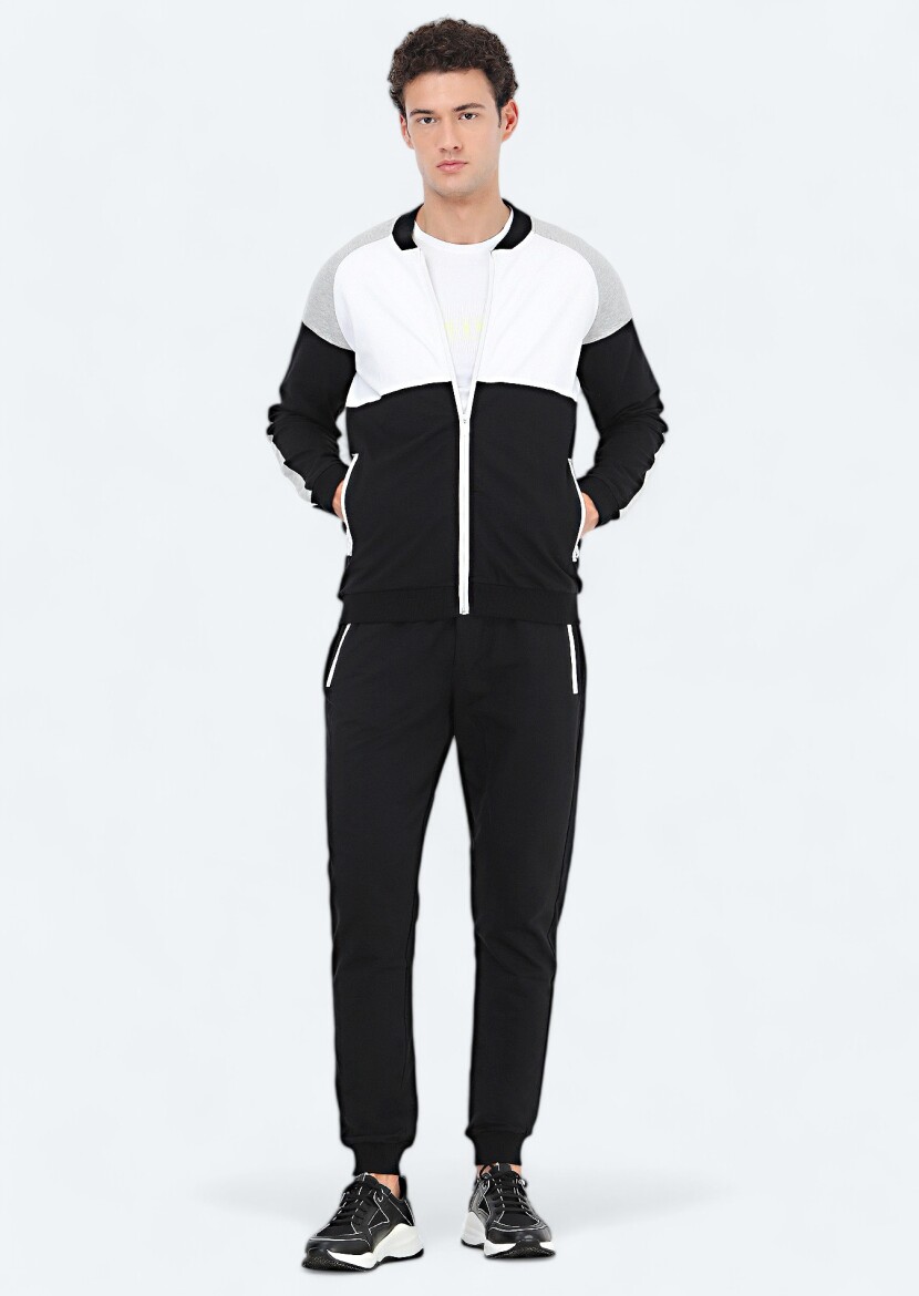 Beyaz Baskılı Bisiklet Yaka %100 Pamuk T-Shirt - 4