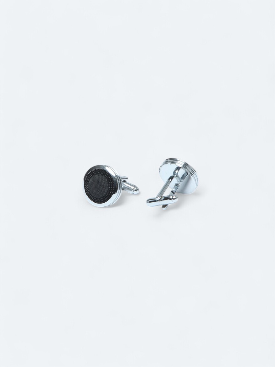 Black Brass Cuff Link - 2