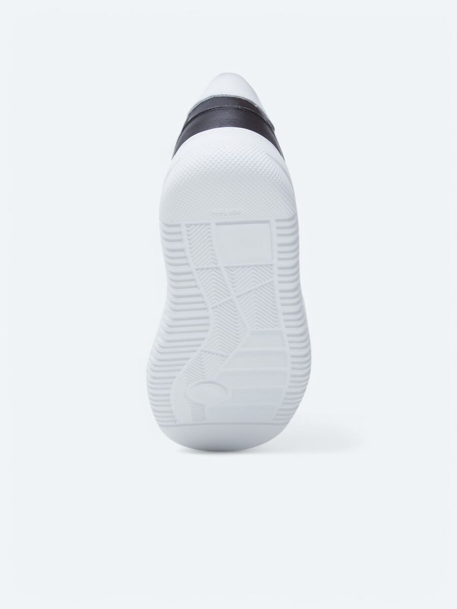 Black Leather Sneaker - 4