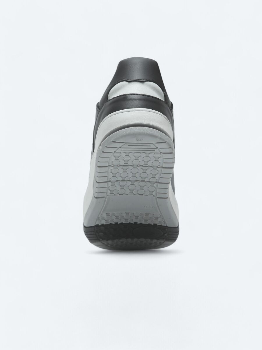 Black Leather Sneaker - 4