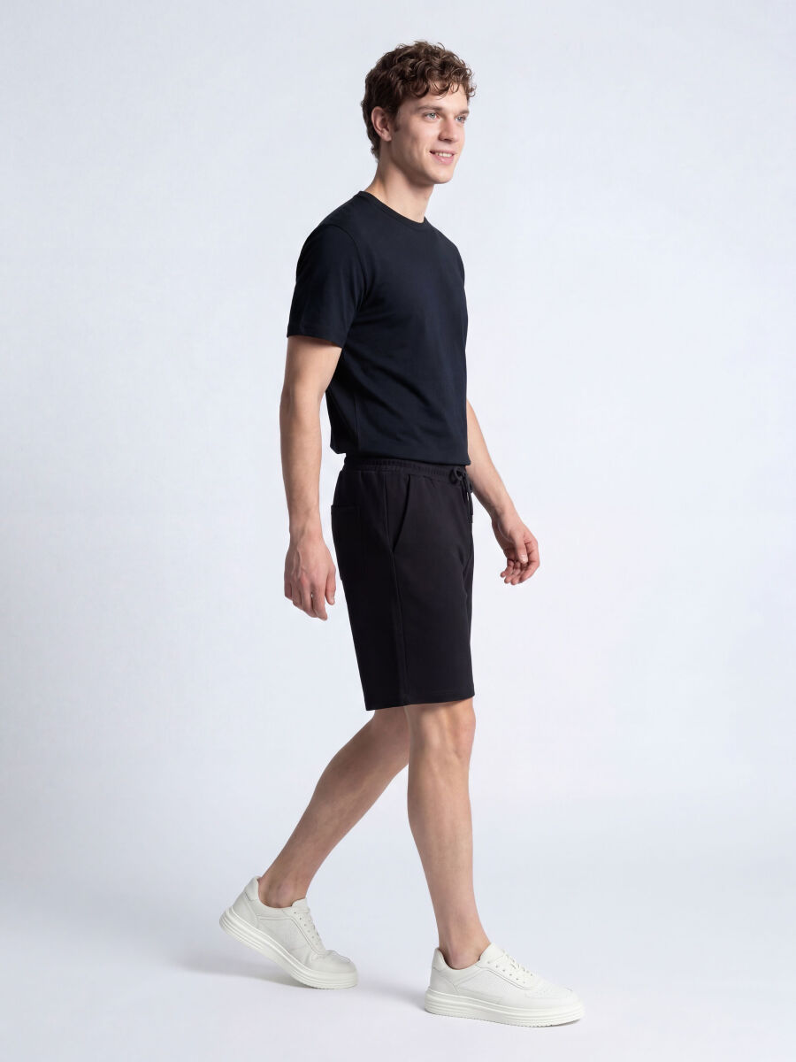 Black Plain T-Shirt - 3