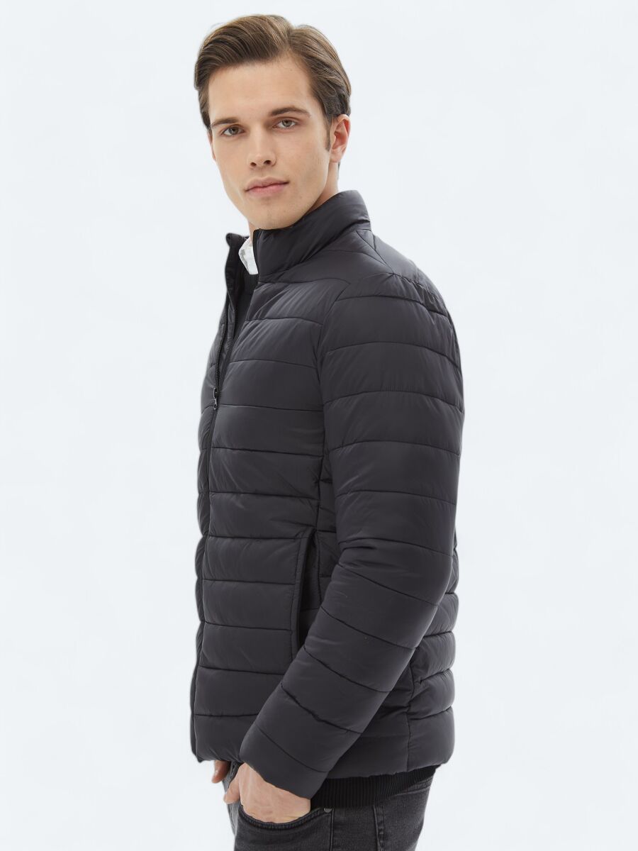Black Weaving Coat - 9