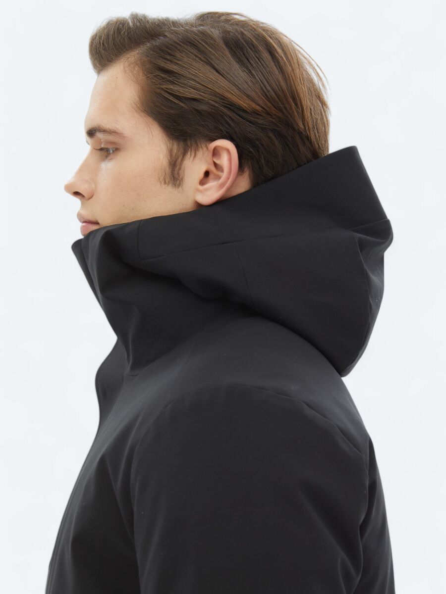 Black Weaving Coat - 10