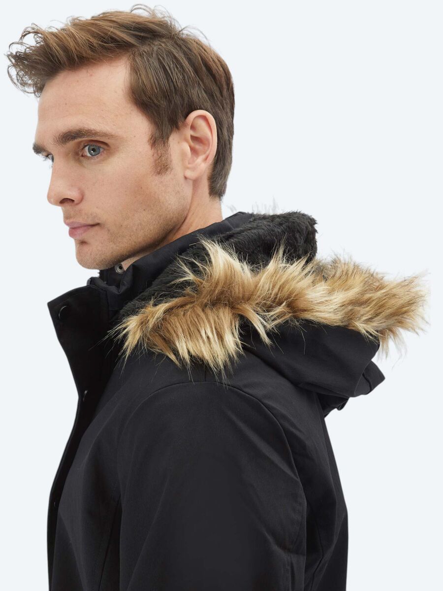 Black Weaving Coat - 4